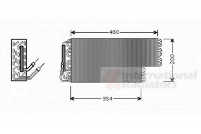 VAN WEZEL 3000v384 -  Испаритель, кондиционер